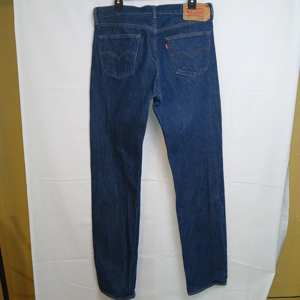 Levi's Dark Blue Straight‎ Jeans